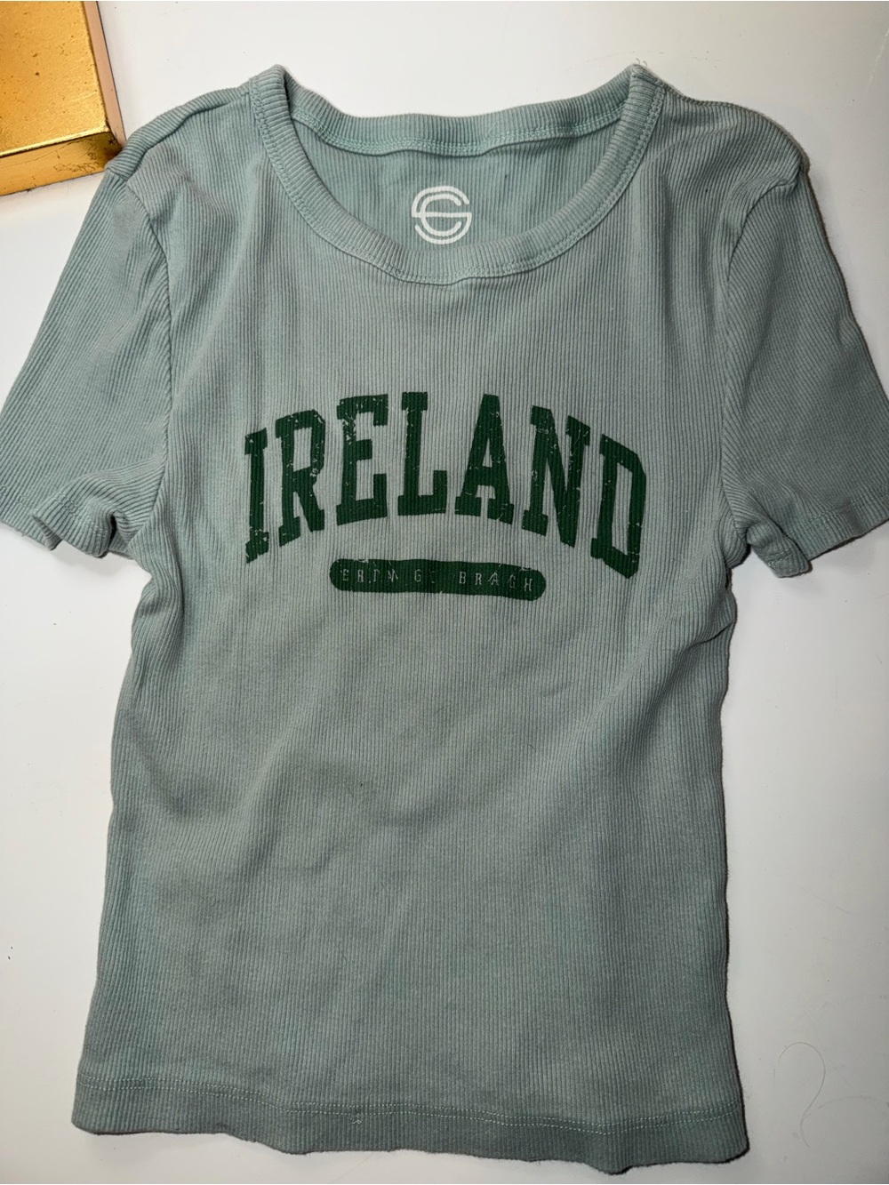 Ireland Graphic Short Sleeve Tee - Sage Green
